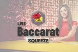 Play the Baccarat Squeeze slot by Evolution on Dragon Casino