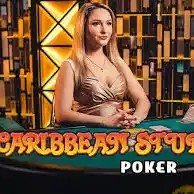 Caribbean Stud Poker logo – Live Dealer by Evolution at Dragon Casino