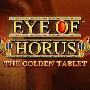 Eye of Horus The Golden Tablet Megaways casino game by Blueprint Gaming – featured logo at Dragon Casino