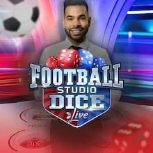 Official Live Dealer logo: Football Studio Dice by Evolution at Dragon Casino
