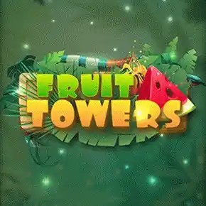 Fruit Towers slot logo by Turbo Games at Dragon Casino