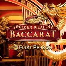 Golden Wealth Baccarat by Evolution, showcased at dragoncasino.de – game logo
