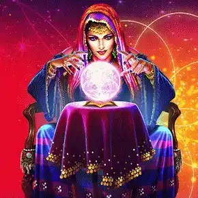 Madame Destiny Megaways slot logo by Pragmatic Play at Dragon Casino